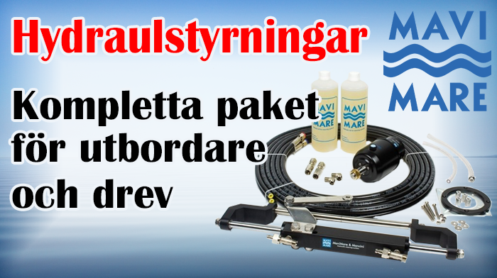 Mavimare kompletta hydraulstyrningar för utombordare och drev