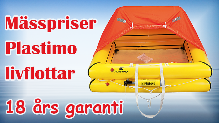 Plastimo livflottar - 18 års garanti