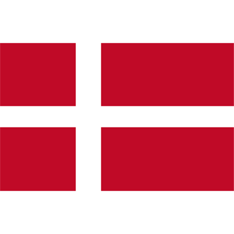 Gästflagga Danmark 30x20 cm