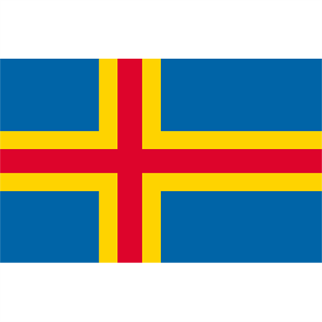 Gästflagga Åland 30x20cm