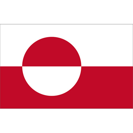 Gästflagga Grönland 30x20cm